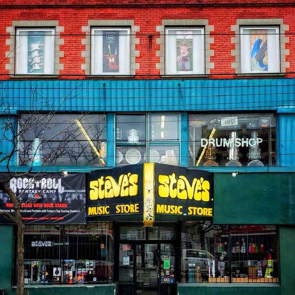 Steve's Music Store in Toronto.