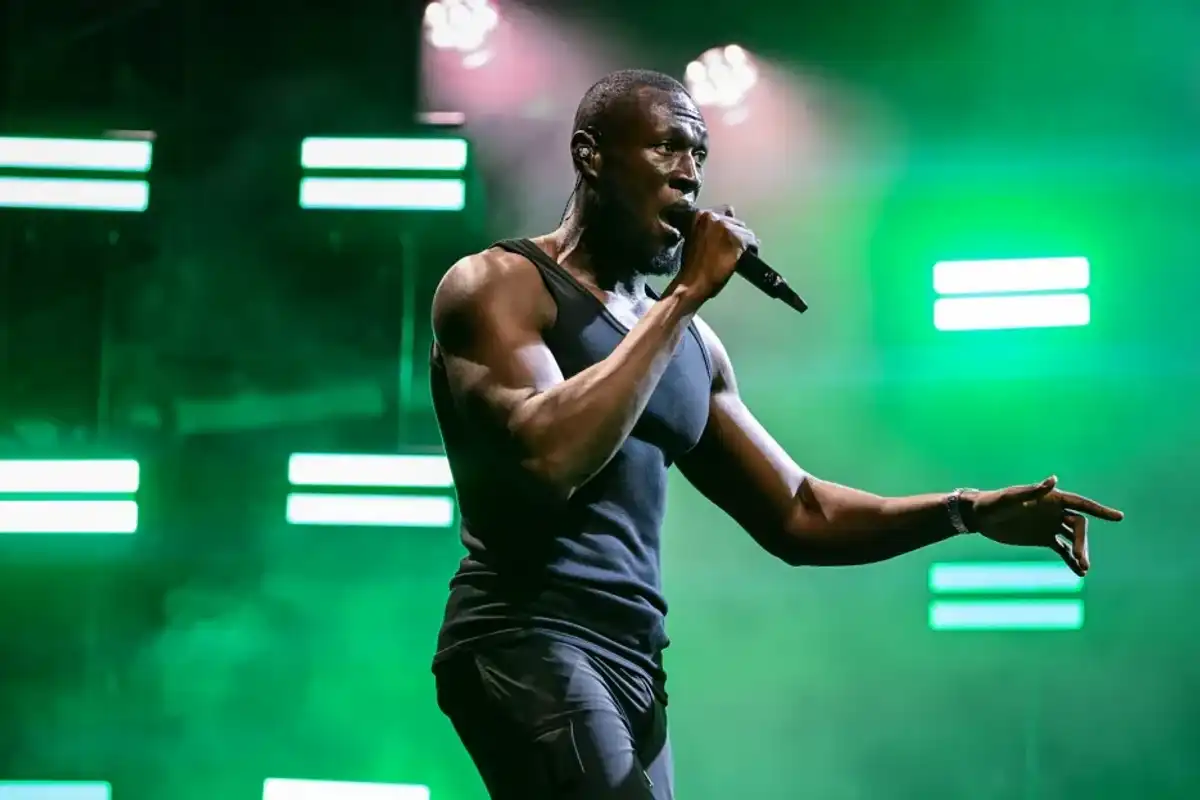 Stormzy performs at the RNA Showgrounds on Feb. 3, 2024 in Brisbane, Australia.