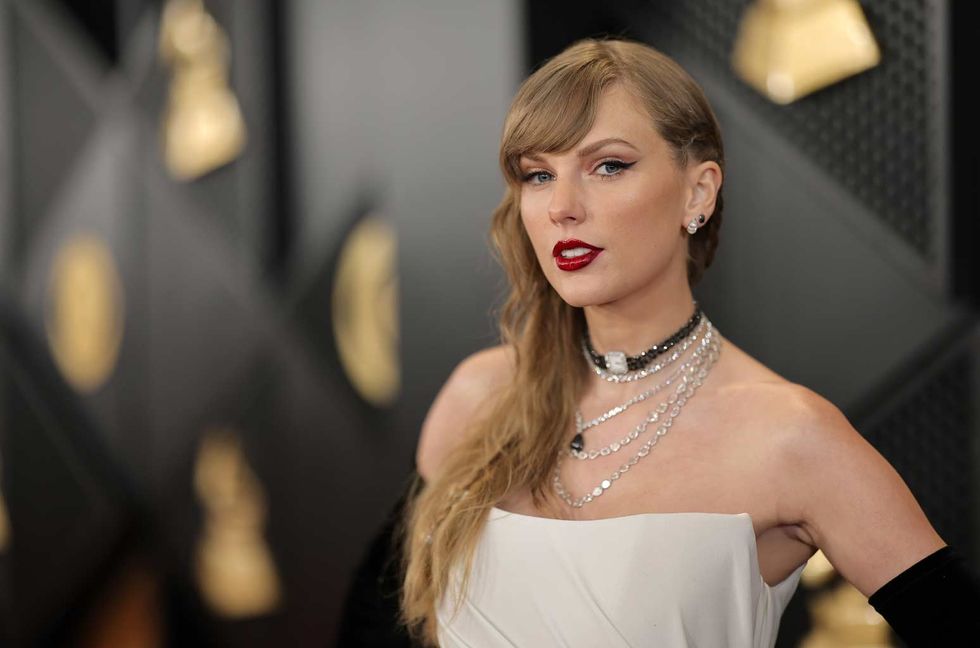 Taylor Swift attends the 66th GRAMMY Awards at Crypto.com Arena on Feb. 4, 2024 in Los Angeles.