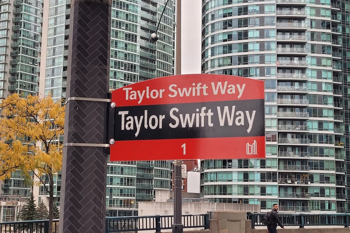 Toronto Unveils New City Street Taylor Swift Way In Time for The Eras