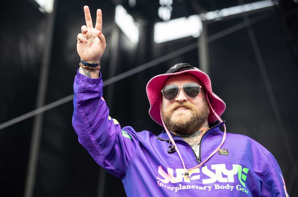 Teddy Swims performs during the 2023 BottleRock Napa Valley festival at Napa Valley Expo on May 28, 2023 in Napa, Calif.