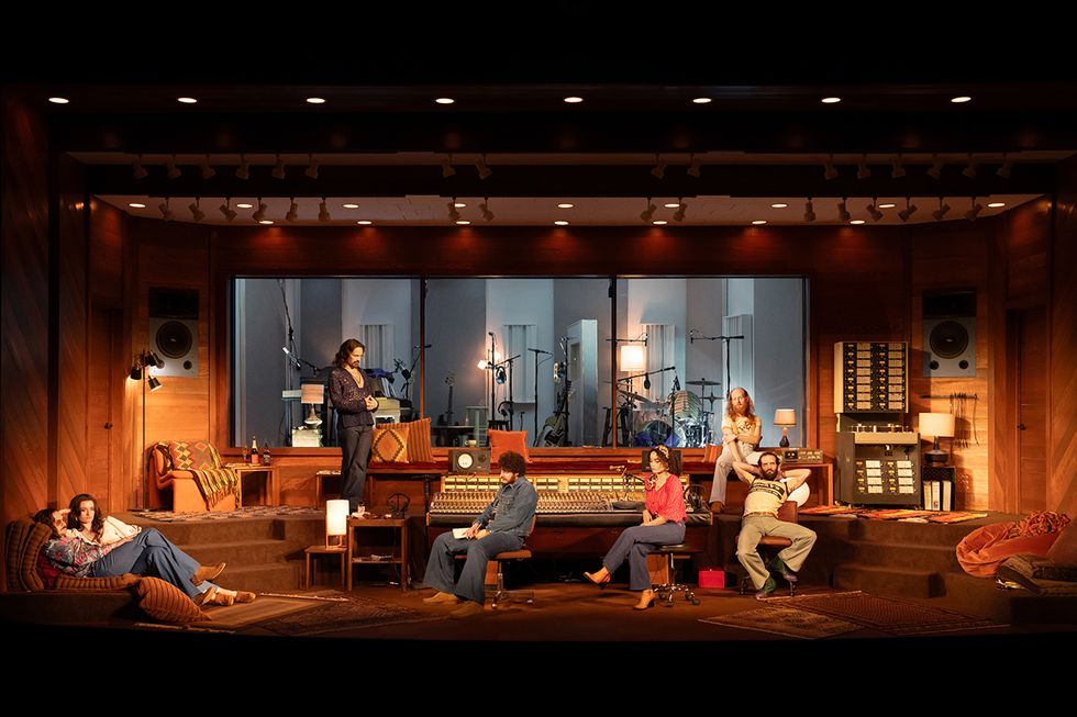 The cast of "Stereophonic"