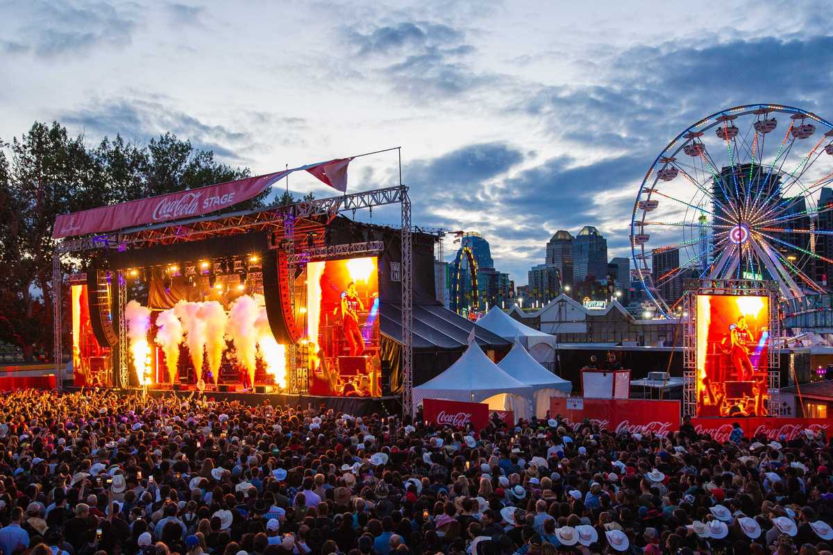 The Coca-Cola Stage at the Calgary Stampede