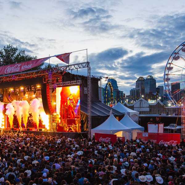 The Coca-Cola Stage at the Calgary Stampede