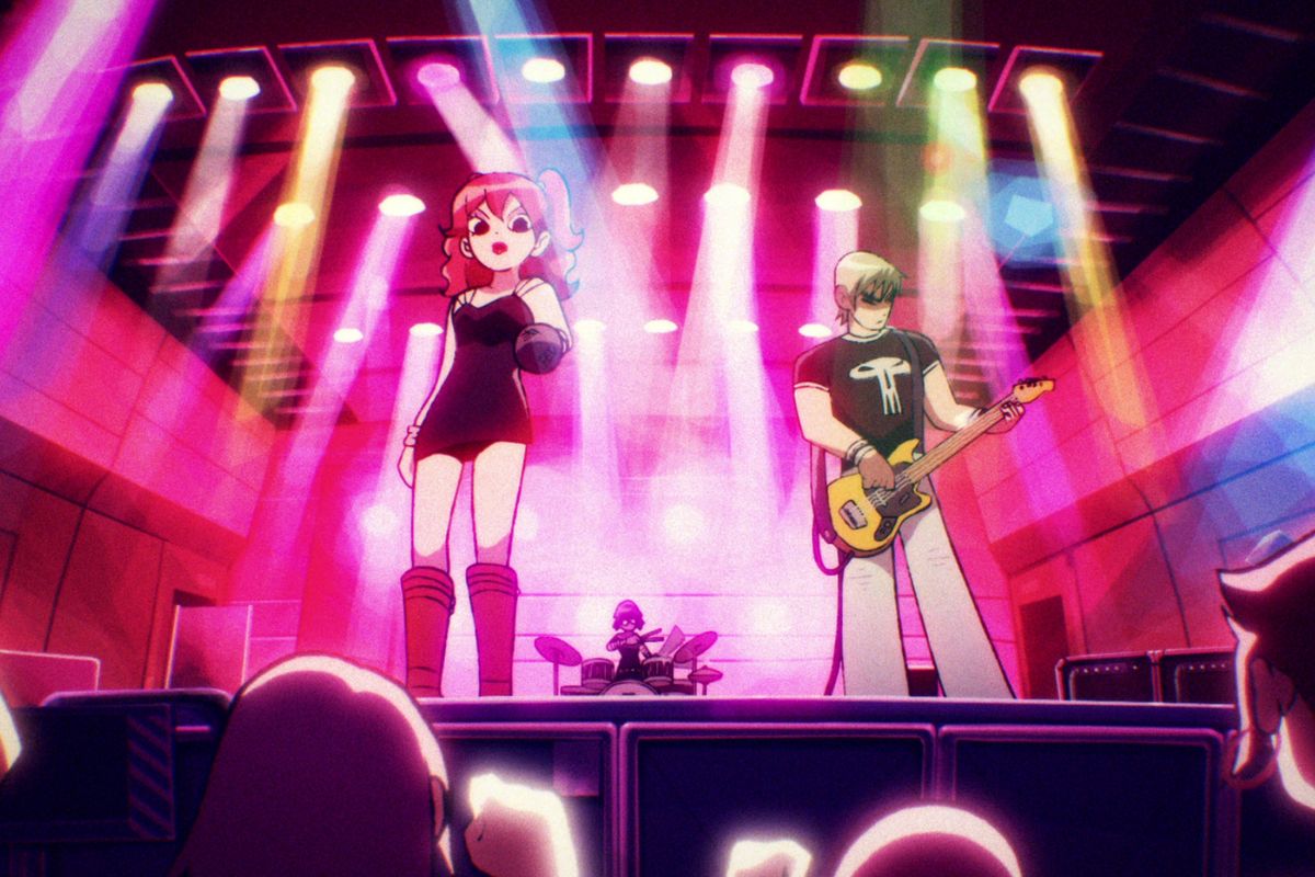 The fictional band The Clash at Demonhead from ''Scott Pilgrim Takes Off' on Netflix