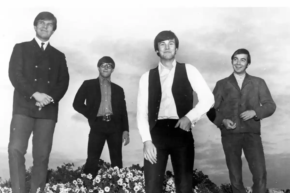 The Guess Who pose for a portrait in circa 1966.