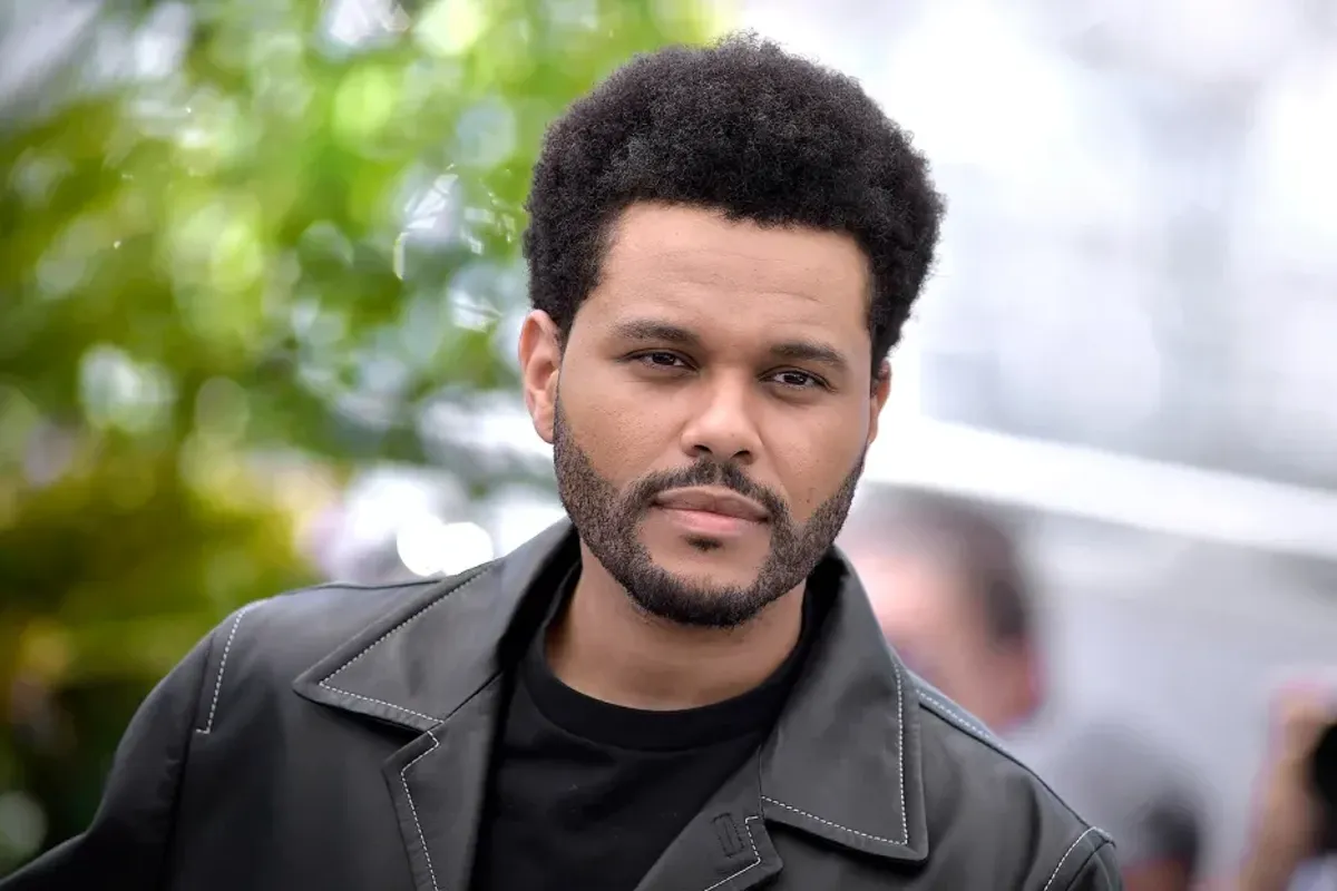 The Weeknd, aka Abel Makkonen Tesfaye at Cannes Film Festival 2023.