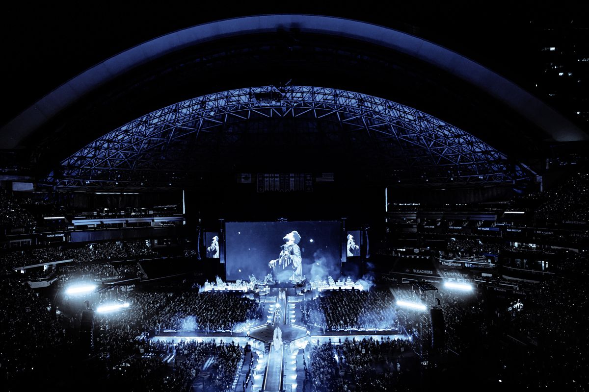 The Weeknd at Rogers Centre in Toronto on August 8, 2025.