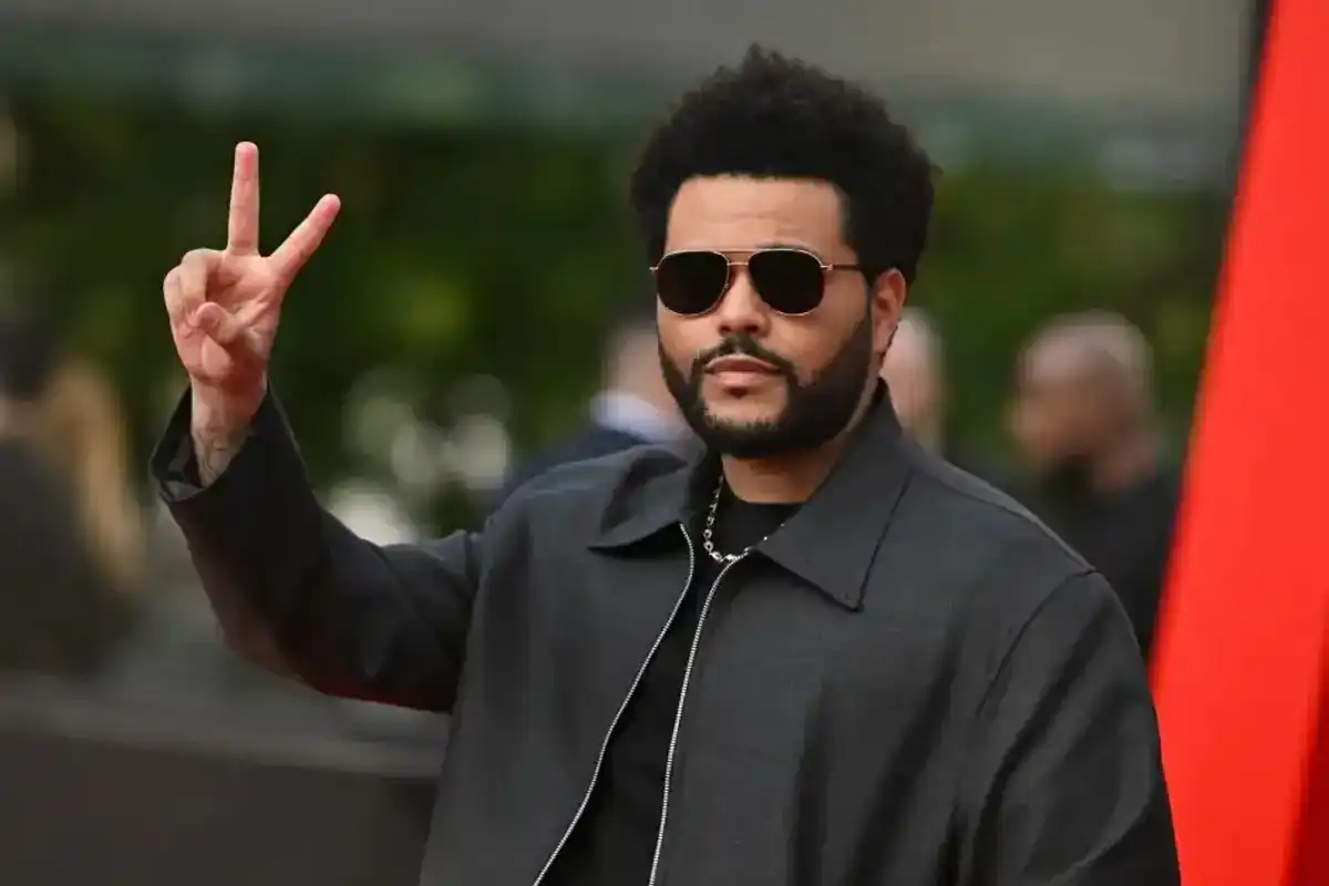 The Weeknd at the "Mission: Impossible – The Final Reckoning" U.S. premiere held at Lincoln Center Fountain Plaza on May 18, 2025, in New York.