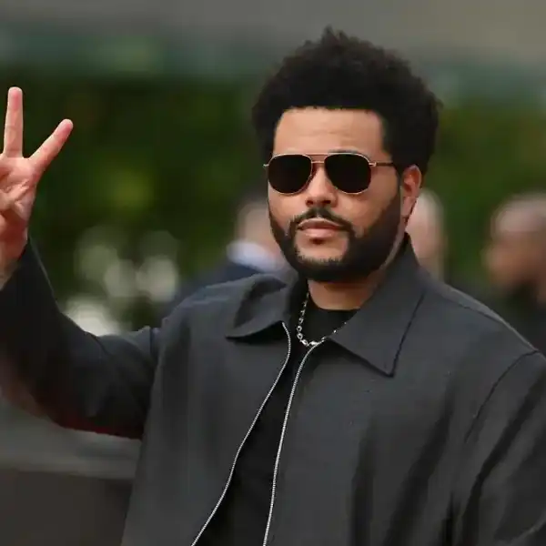 The Weeknd at the "Mission: Impossible – The Final Reckoning" U.S. premiere held at Lincoln Center Fountain Plaza on May 18, 2025, in New York.