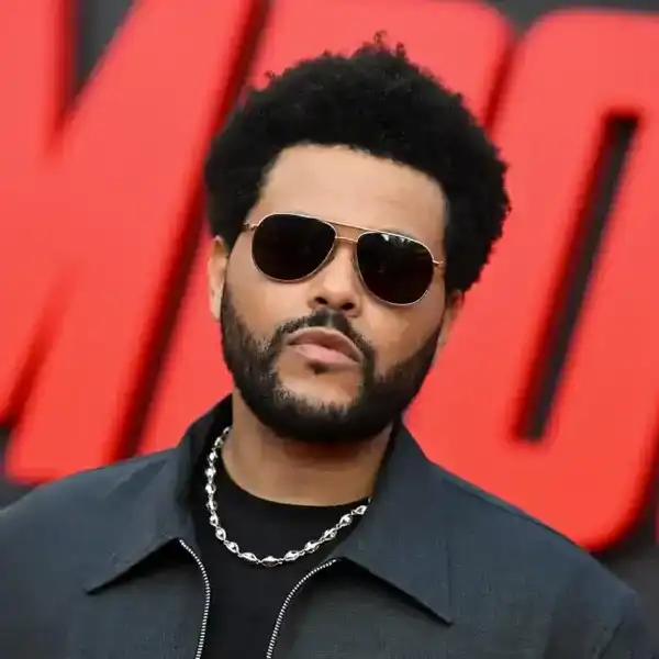 The Weeknd at the "Mission: Impossible – The Final Reckoning" U.S. premiere held at Lincoln Center Fountain Plaza on May 18, 2025 in New York, New York.