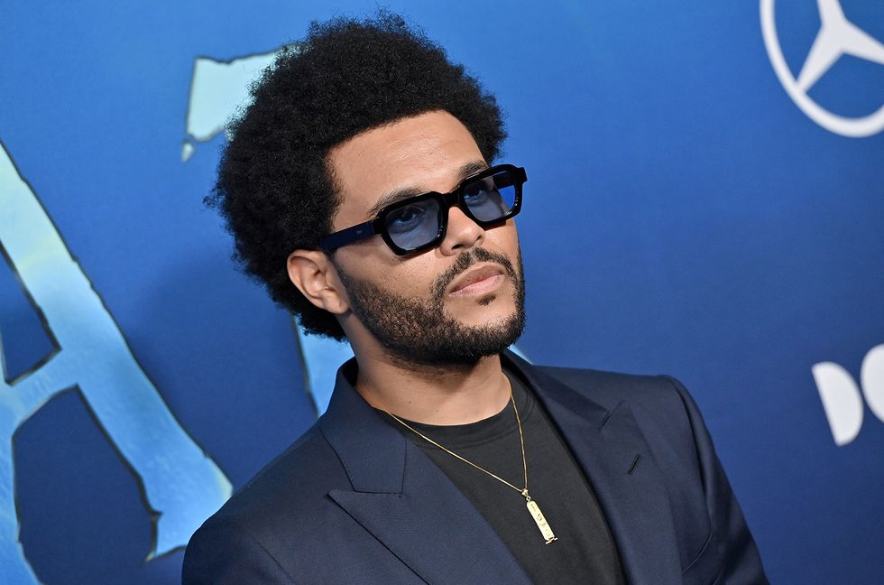 The Weeknd attends 20th Century Studio's "Avatar 2: The Way of Water" U.S. Premiere at Dolby Theatre on December 12, 2022 in Hollywood, California,