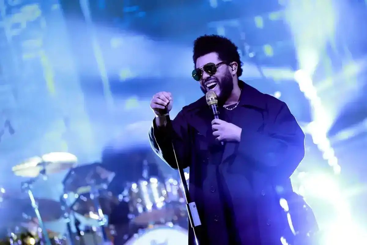 The Weeknd performs onstage during the Michael Rubin REFORM Alliance Casino Night Event on September 13, 2025 in Atlantic City, New Jersey.