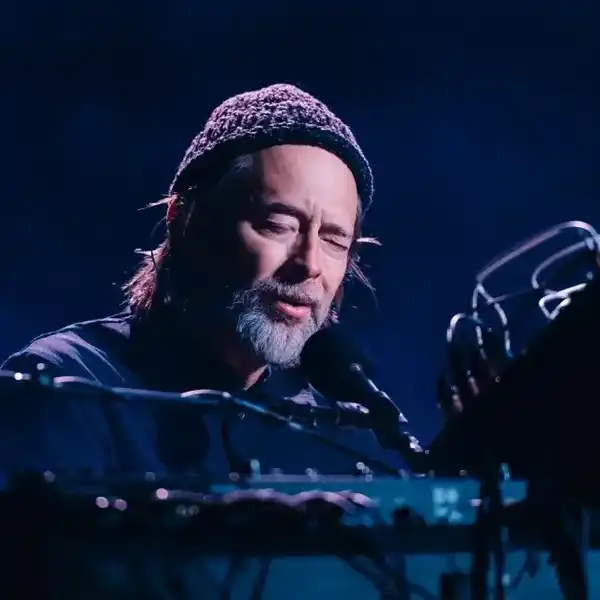 Thom Yorke performs at Sidney Myer Music Bowl on October 29, 2024 in Melbourne, Australia.