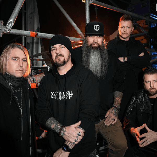Three Days Grace photographed by Sanjay Parikh in Budapest, Hungary, on Nov. 12, 2025.