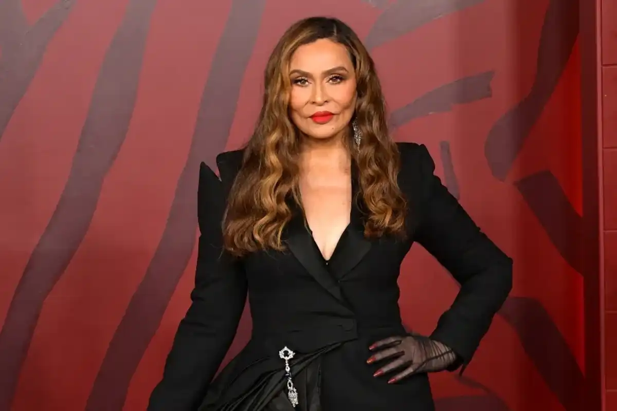 Tina Knowles attends the 4th Annual Fifteen Percent Pledge Gala at Paramount Studios in Los Angeles on February 1, 2025.
