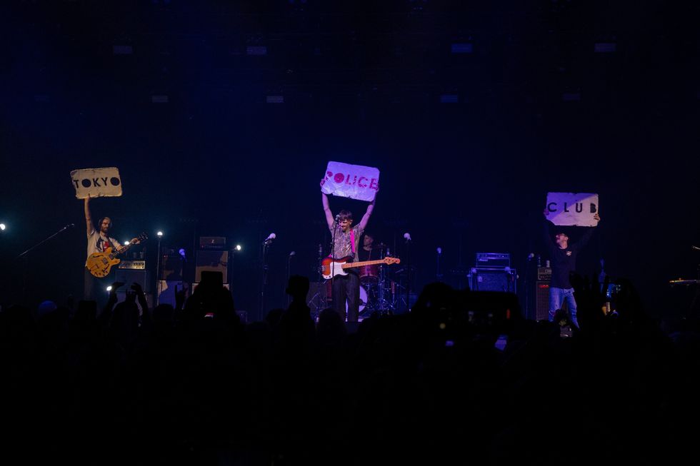 Tokyo Police Club at History in Toronto on Nov. 29, 2024.