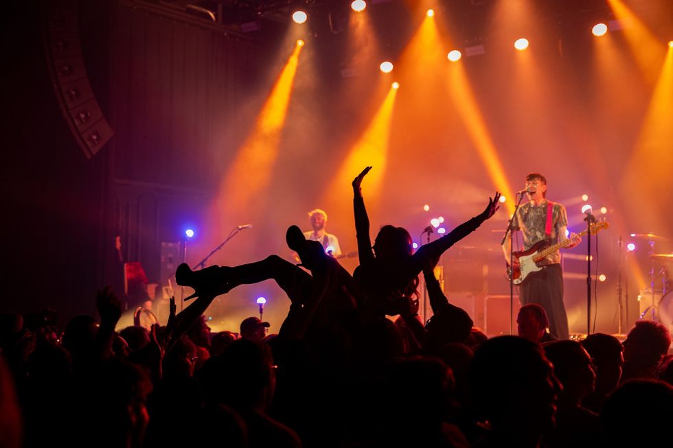 Tokyo Police Club at History in Toronto on Nov. 29, 2024.