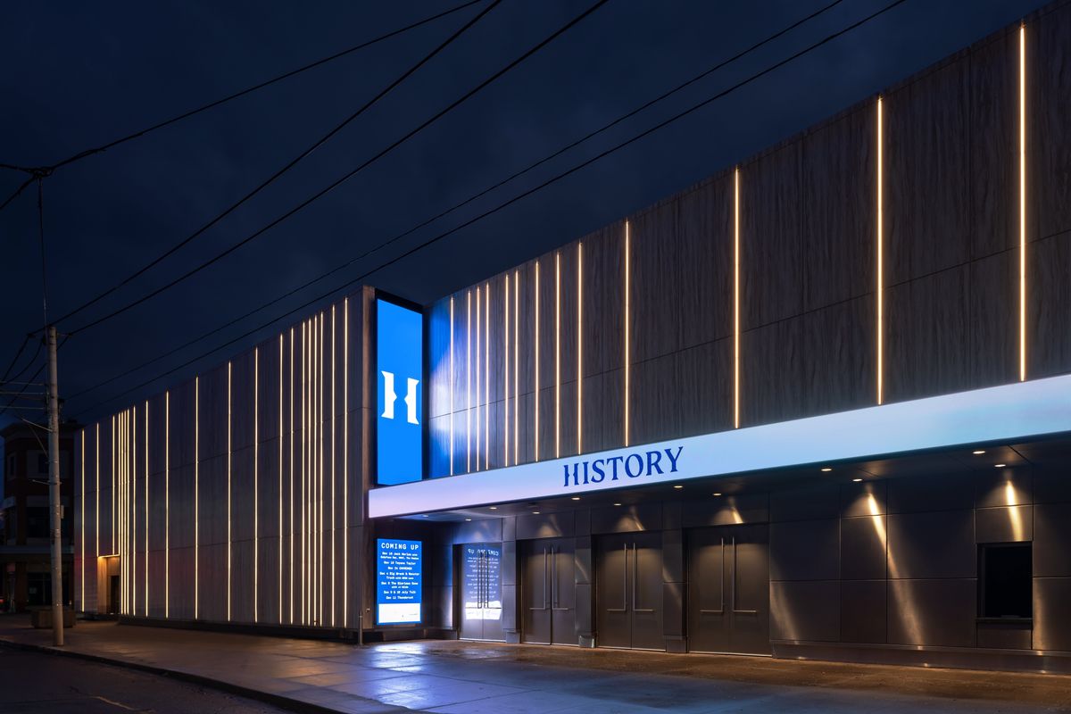 Toronto venue History is one of the Live Nation venues participating in the On The Road Again program