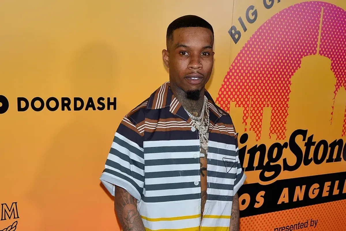 Tory Lanez attends Rolling Stone Live Big Game Experience at Academy LA on February 13, 2022 in Los Angeles, California.