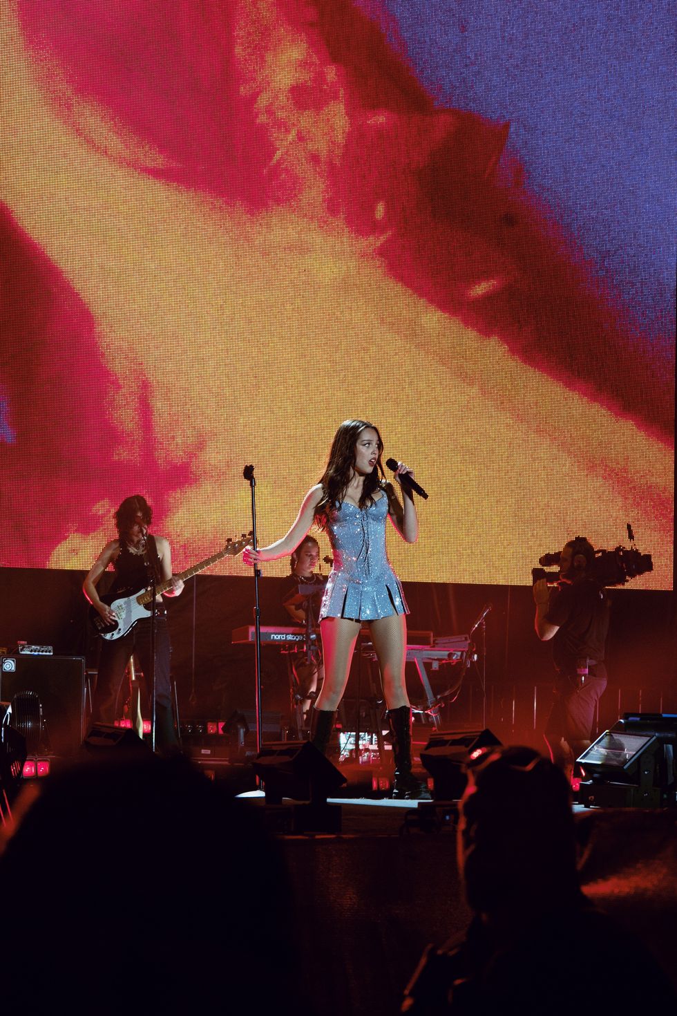 \u200bOlivia Rodrigo at Osheaga in Montreal on August 3, 2025.