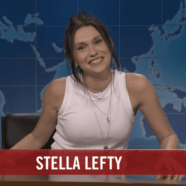 Veronika Slowikowska as Stella Lefty on 'Saturday Night Live'
